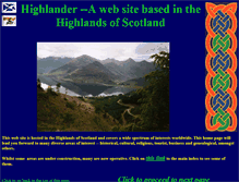 Tablet Screenshot of highlander.zetnet.co.uk